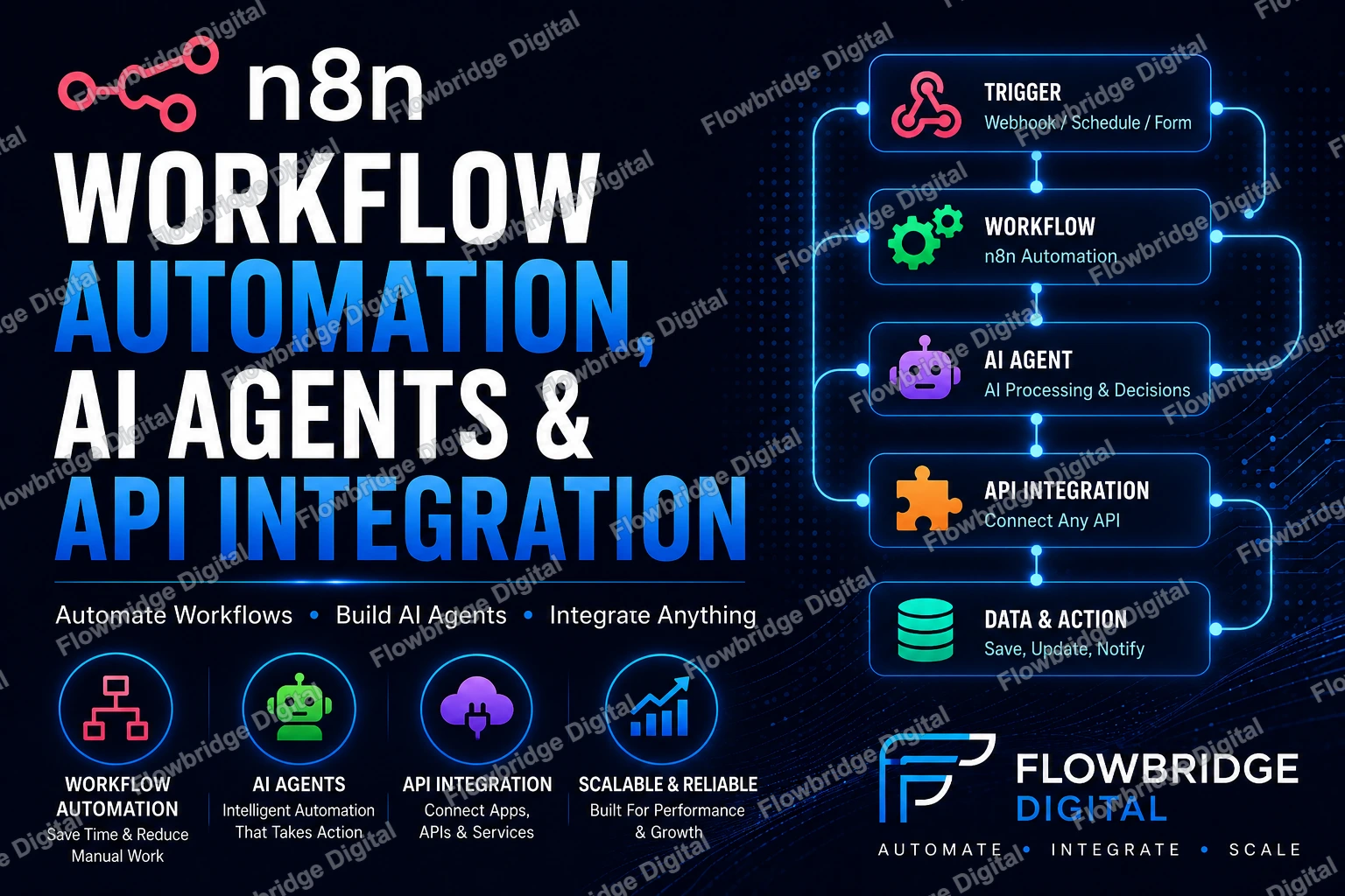n8n Workflow Automation, AI Agents & API Integration